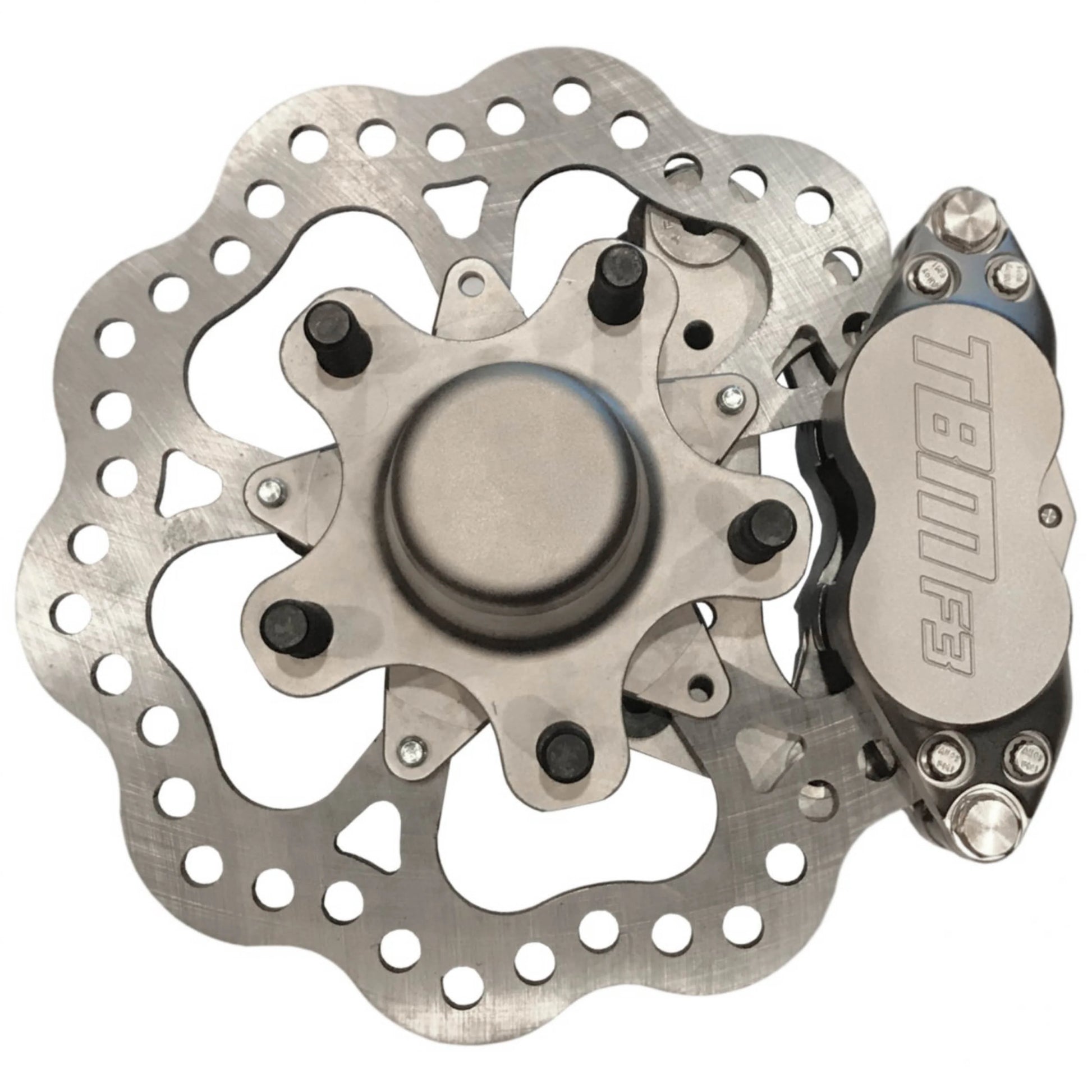 1982-1992 3rd Camaro / Firebird F3 4 Piston Caliper Hub Kit - 001-0289-1-TBM Brakes-Motion Raceworks
