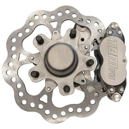79-87 Chevy El Camino Drag Racing Front Brake Kit (F3 Caliper) 001-0272-1-TBM Brakes-Motion Raceworks
