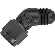 Fragola -6 AN Female To -6 AN Male 45° Swivel 498003-BL-Fragola-Motion Raceworks