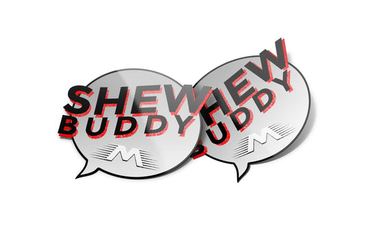 SHEW BUDDY Sticker 4"x3"-Motion Raceworks-Motion Raceworks