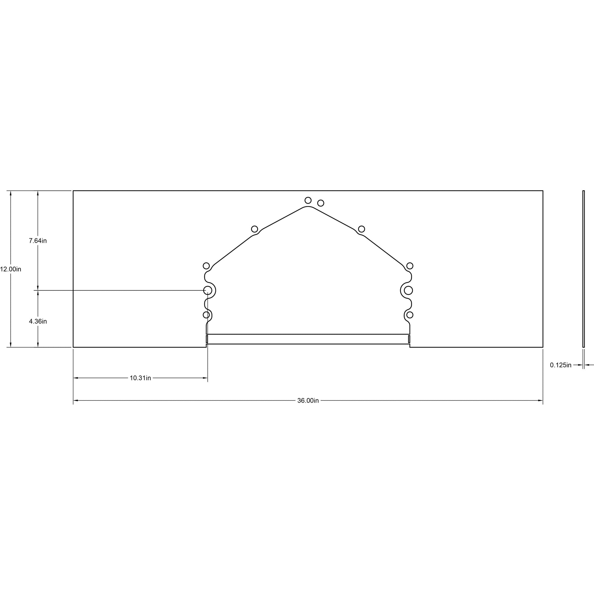 Motion Raceworks LS/LT/SBC/BBC Rear Mid Plate .120" Thick Steel-Motion Raceworks-Motion Raceworks