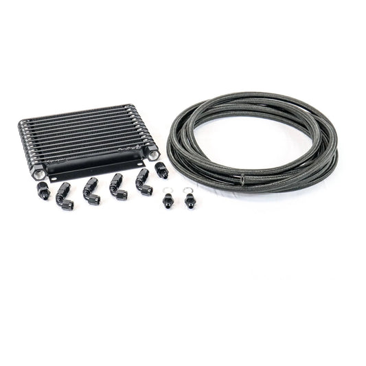 Stock Powerglide DERALE Trans Cooler Kit w/ Fragola Lines/Fittings-Kit-Motion Raceworks